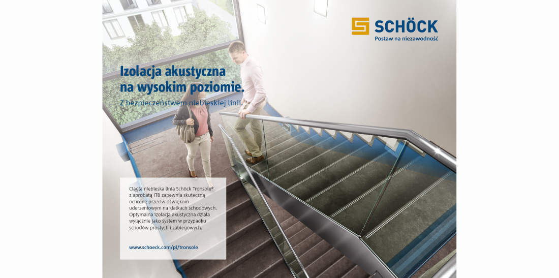 Schöck Tronsole® - komfort ciszy na klatce schodowej