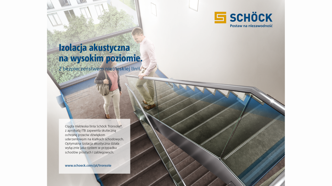 Schöck Tronsole® - komfort ciszy na klatce schodowej