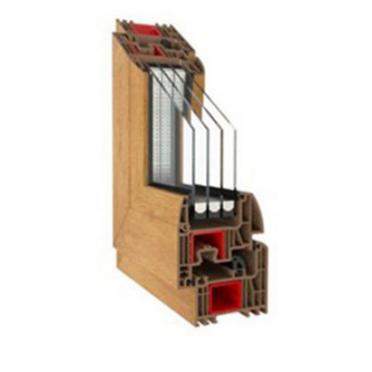 Okno DRUTEX Iglo ENERGY 865 x 535 mm U