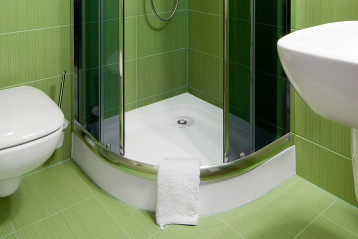 Syfon brodzika "JAMES" z chromowanym grzybkiem