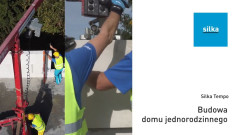 Na budowie dużego domu jednorodzinnego. Silka Tempo