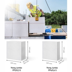 Ytong Jumbo - najszybszy system do budowy ciepłych ścian