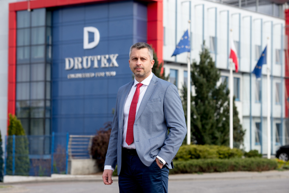 Marcin Kloska, dyrektor ds. handlowych Drutex SA.