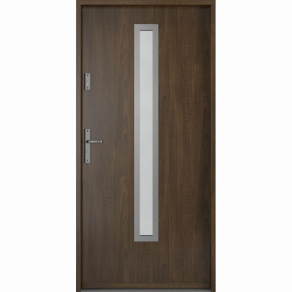 Drzwi wejściowe do domu z kolekcji Steel SAFE RC2 Thermo MODEL B1 