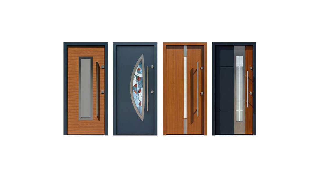 Modele drzwi zewnętrznych z kolekcji INOX