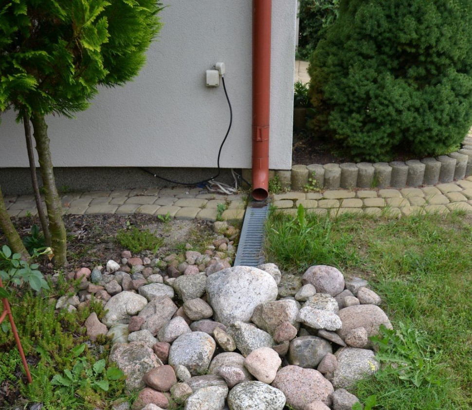 W taki sposób odprowadzano deszczówkę przed modernizacją systemu