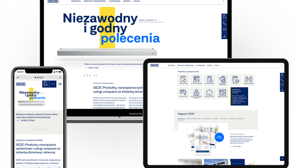 Nowa strona www.geze.pl