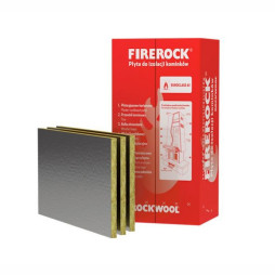  Płyty ze skalnej wełny mineralnej z okładziną z folii aluminiowej FIREROCK