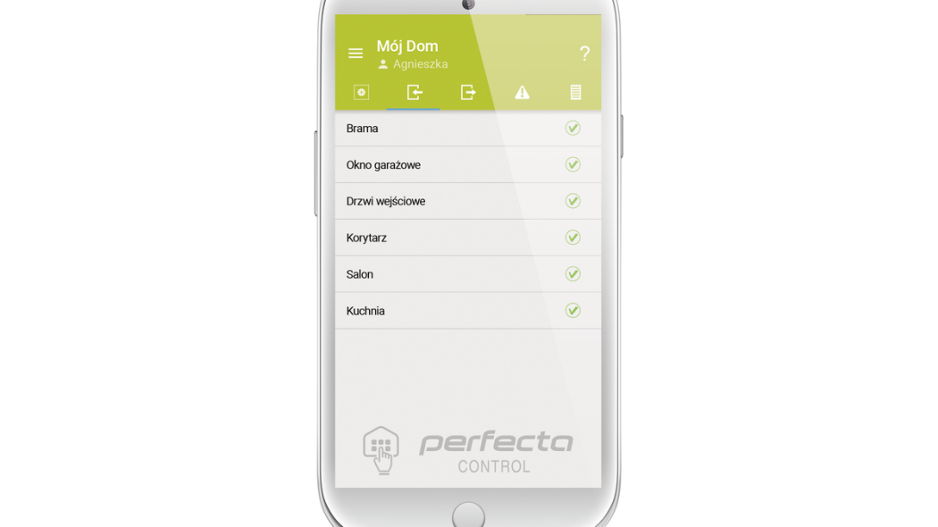 Aplikacja PERFECTA CONTROL firmy SATEL