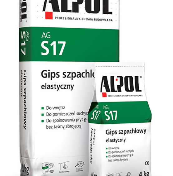 Gips szpachlowy elastyczny AG S17