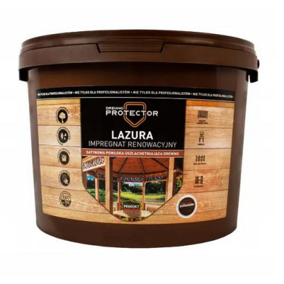 LAZURA impregnat do drewna Dekspol 9L SOSNA