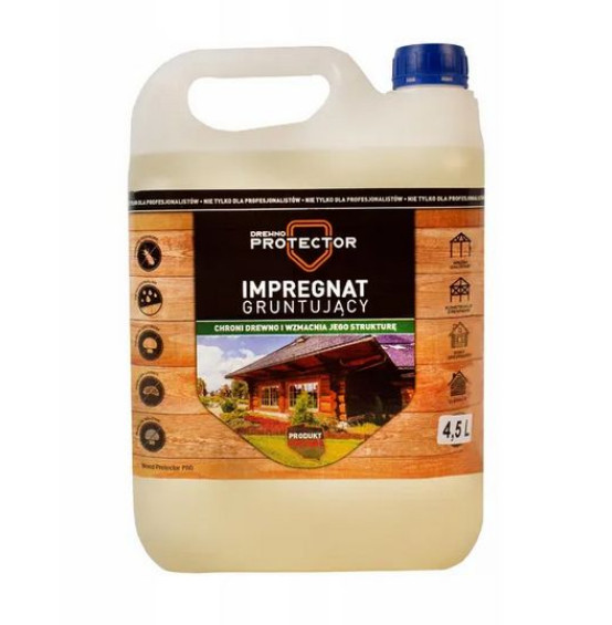 Solidny impregnat gruntujący drewno 4,5 L DEKSPOL