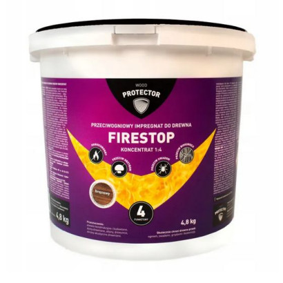 Środek antyogniowy do drewna 4 kolory DEKSPOL 4,8 kg
