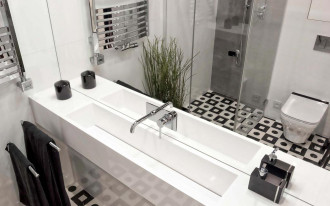 Aranżacja małej łazienki - wanny i umywalki na wymiar od Luxum