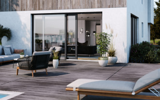 Nowoczesne drzwi tarasowe i okna przesuwne SYNEGO SLIDE