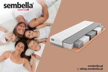 Sembella - materac sprężynowy GELTEX® Quantum Moon