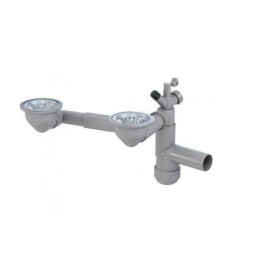 Prevex syfon Flexloc zlewozmywakowy butelkowy podwójny 2316002