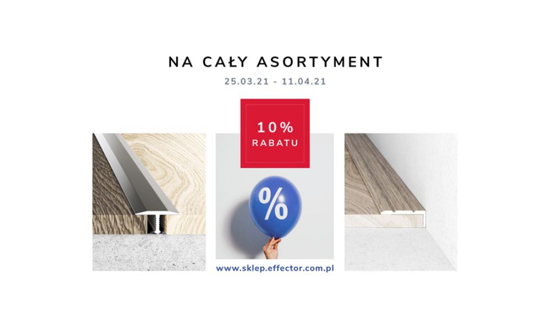 Promocja EFFECTOR na cały asortyment 10% rabatu