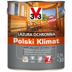 Lazura ochronna Polski Klimat Impregnująco-Dekoracyjna UV Protect 35