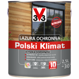 Lazura ochronna Polski Klimat Wysoka Odporność UV Protect 45
