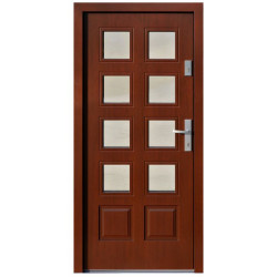 Drzwi zewnętrzne drewniane model 574,2 orzech