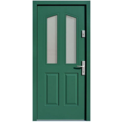 Drzwi zewnętrzne drewniane model 534,1 zielone