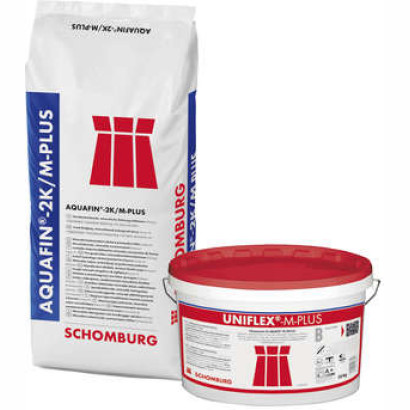 Mostkująca rysy, mineralna zaprawa hydroizolacyjna AQUAFIN-2K/M-PLUS