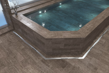 Linearis Infinity - aranżacja basenu - odpływ liniowy szczelinowy