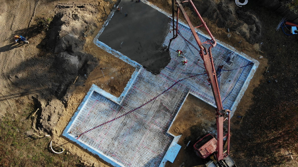 Betonowanie fundamentu