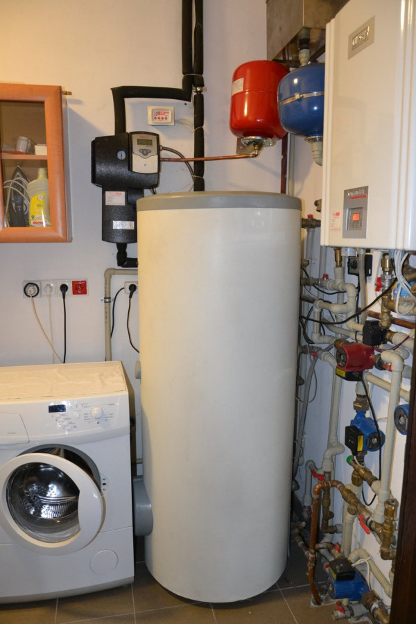 Instalacja solarna i grzewcza w kotłowni