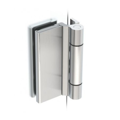 WTA - zawias WT do tafli szklanej z cienkimi maskownicami