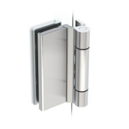 WTA - zawias WT do tafli szklanej z cienkimi maskownicami