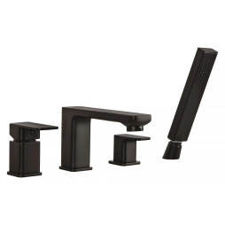 LOFT BLACK - bateria wannowa 4-otworowa