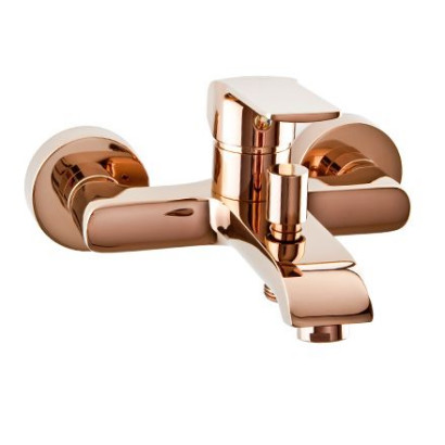 AURORA ROSE GOLD - bateria wannowa ścienna