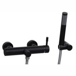 VEGANE NERO - bateria natryskowa ścienna