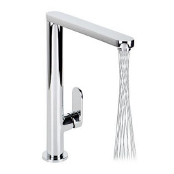 ELL - bateria kuchenna stojąca z dźwignią z boku z perlatorem MIKADO