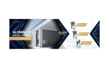 Aluminiowe rolety zewnętrzne - nowość w ofercie Aliplast