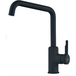 Bateria zlewozmywakowa Urban ze stałą wylewką, czarny mat