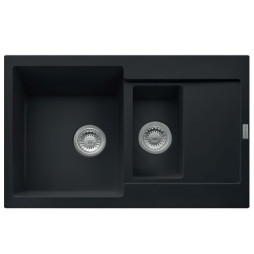 Zlewozmywak Maris MRG 651-78 Fragranit+, czarny mat