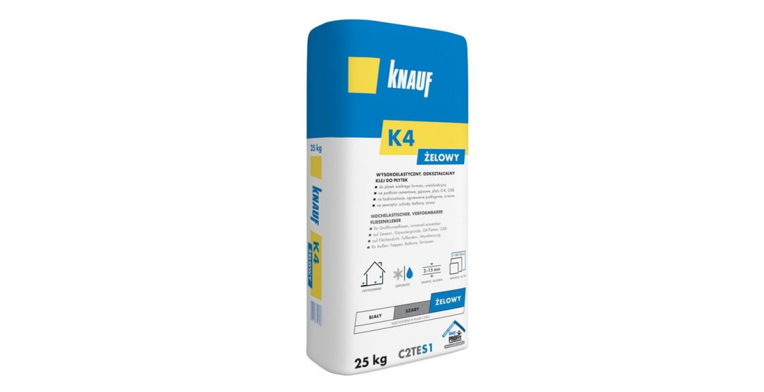 Knauf K4 - elastyczny klej do płytek
