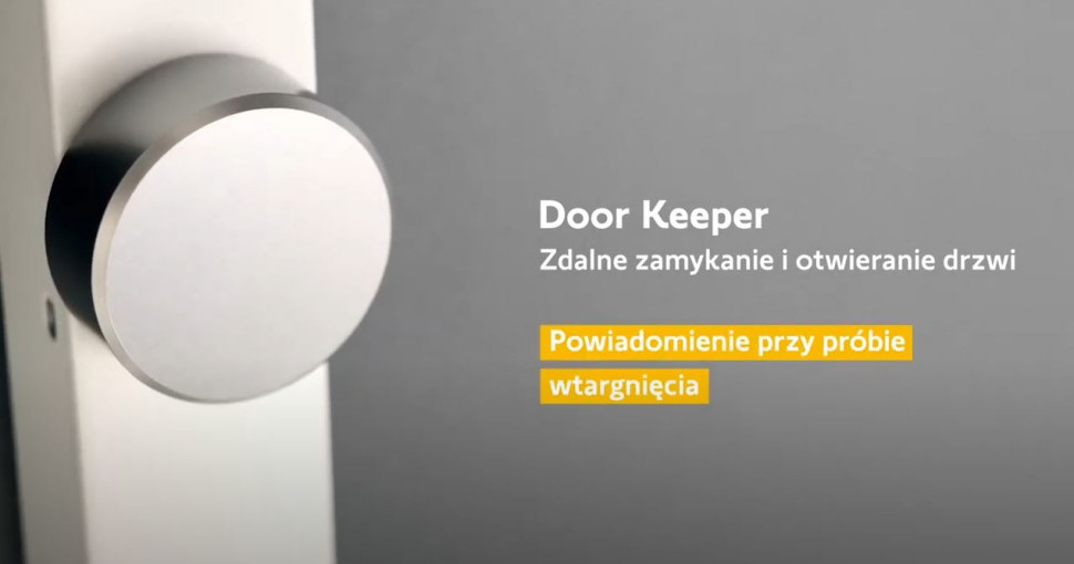 Zdalnie sterowany zamek do drzwi Somfy Door Keeper
