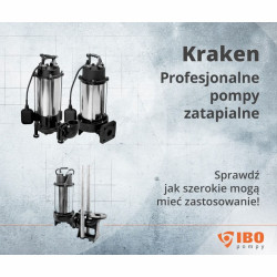 Profesjonalne pompy zatapialne do brudnej wody i ścieków Kraken