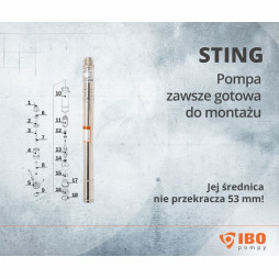 Pompa głębinowa Sting 53 mm