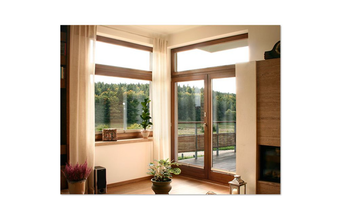 Okna STRONGLINE - nowoczesny systemem wykonany z drewna