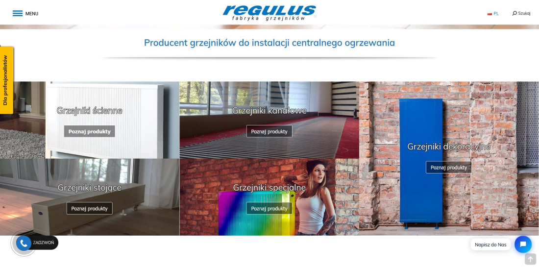 REGULUS®-system zaprasza na nową stronę internetową