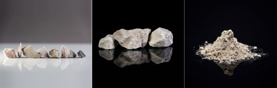 Kamień wapienny, wapno dolomitowe, wapno palone. fot. Lhoist