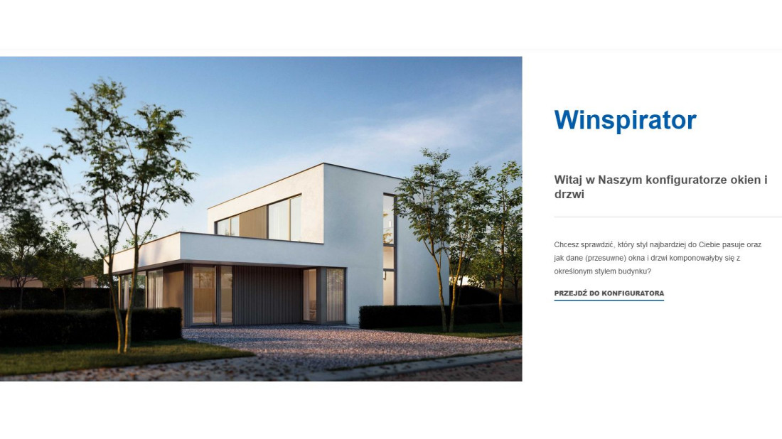 Deceuninck przedstawia Winspirator - narzędzie online do konfiguracji i wyboru systemów okiennych