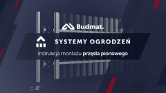 Instrukcja montażu przęsła pionowego | Systemy Ogrodzeń Budmat