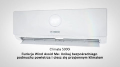 Klimatyzatory pokojowe Climate 5000i Funkcja Wind Avoid Me