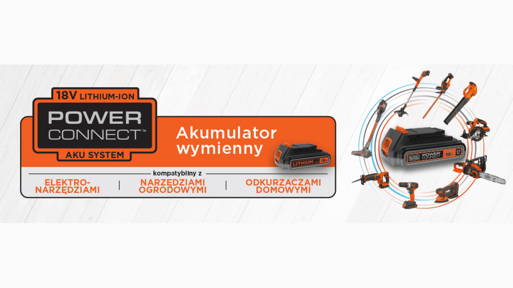 System POWERCONNECT™ od BLACK+DECKER™